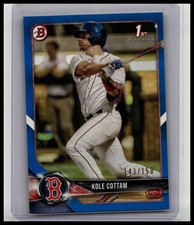 2018 Bowman Draft #BD-69 Kole Cottam Blue #/150