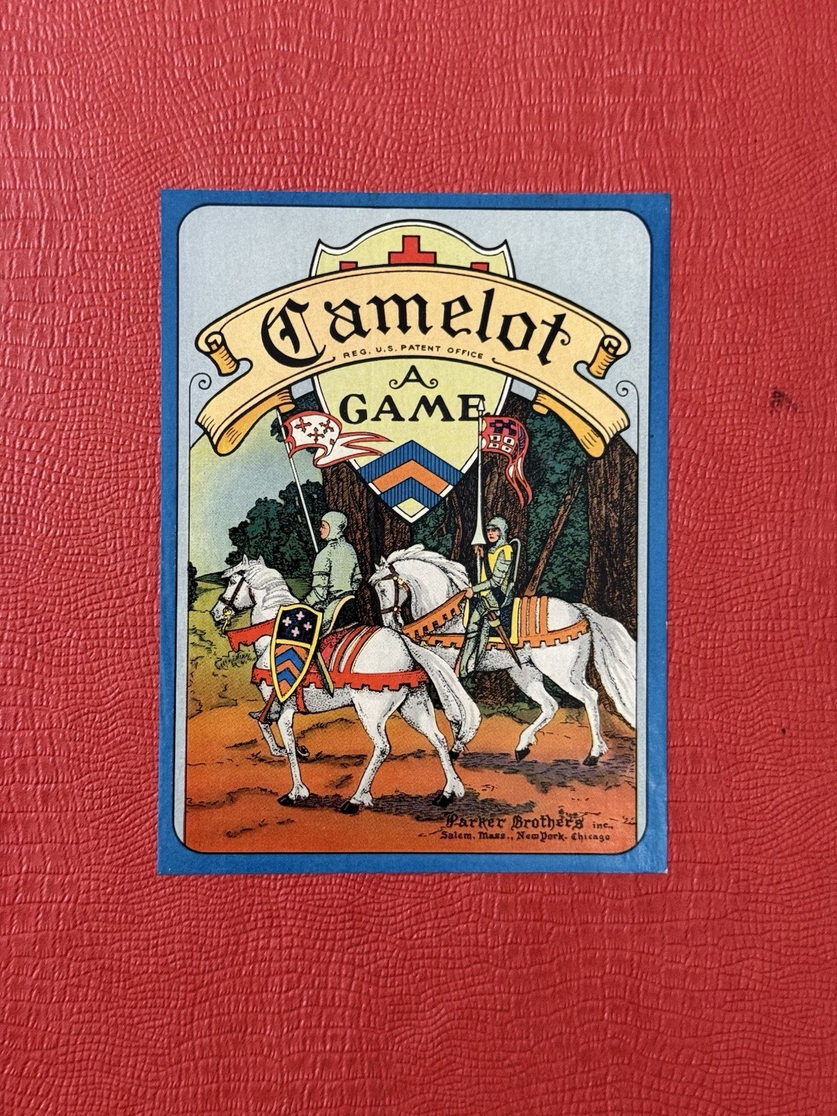 Parker Brothers CAMELOT Battle Game 1931 Medieval Strategy Board Game COMPLETE