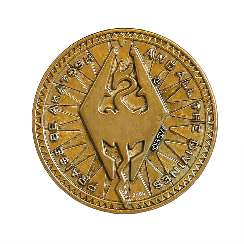 The Elder Scrolls Oblivion Skyrim Imperial Septim Moneda Morrowind Daggerfall por T Foto 4 de 4