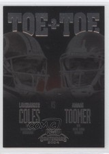 2004 Playoff Contenders Toe to 371/375 Laveranues Coles Amani Toomer #TT-18 0a1