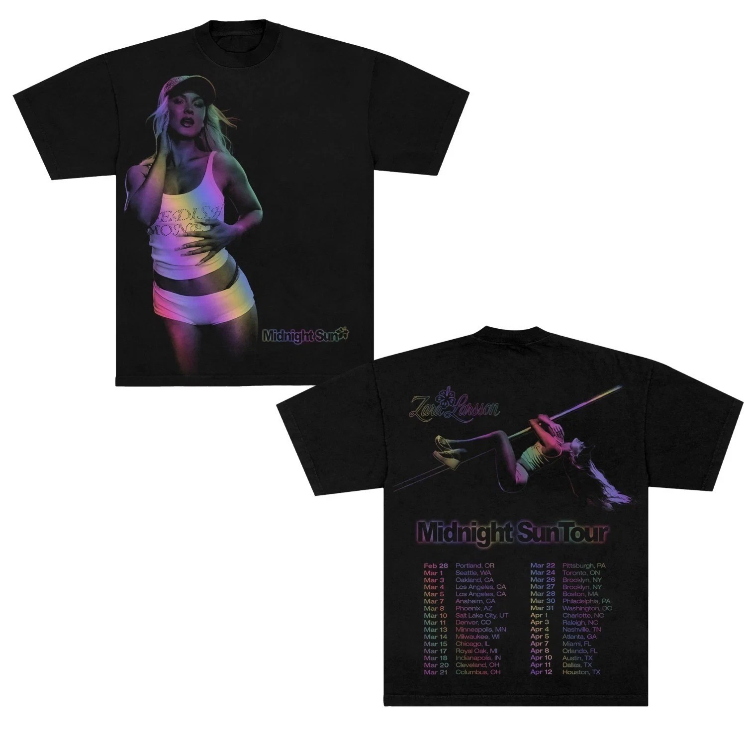 Midnight Sun Tour 2026 T-shirt