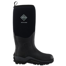 Muck Boot Arctic Sport Tall Round Toe Rain Mens Black Casual Boots ASP-000A