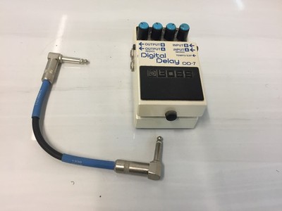 Boss DD-7 Digital Delay Guitar Effects Pedal with Patch Cable