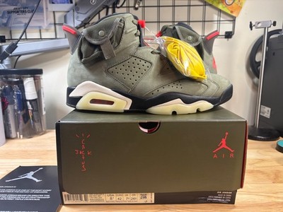 Jordan 6 Retro x Travis Scott Mid Olive NEW in BOX size 8.5