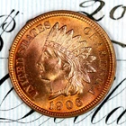 * 1906 * SUPERB+ BLAZING RED GEM BU MS INDIAN HEAD PENNY * FROM COLLECTION