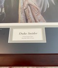 Autographed Duke Snide (MLB Hall of Fame) Framed Poster Signed Numbered w/ COA — photo 3