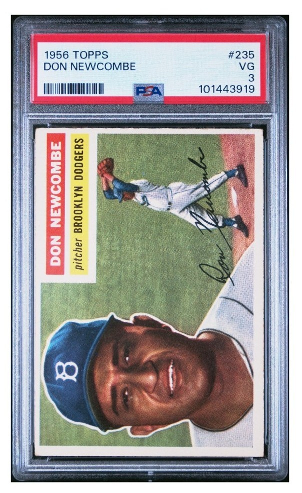 1956 Topps #235 Don Newcombe ~ PSA 3 ~ Brooklyn Dodgers