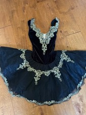 Weissman ballet dance costume in black and gold size Woman  s Large Adult
