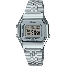 Casio LA680WA-7D Ladies Watch Stainless Steel Digital Retro Multi-Function LA680