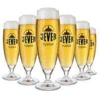 "6X Jever Bier Glas 0,3L Pokalglas BiergläSer \"Pilsener\" Schriftzug Rastal"