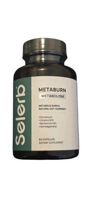 Selerb MetaBurn 60 Capsules Weight Management Metabolism Support Exp 04/2027