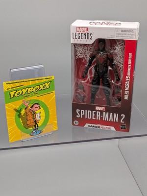 Spider-Man 2 Marvel Legends Gamerverse Miles Morales  Brooklyn 2099  Hasbro 1B