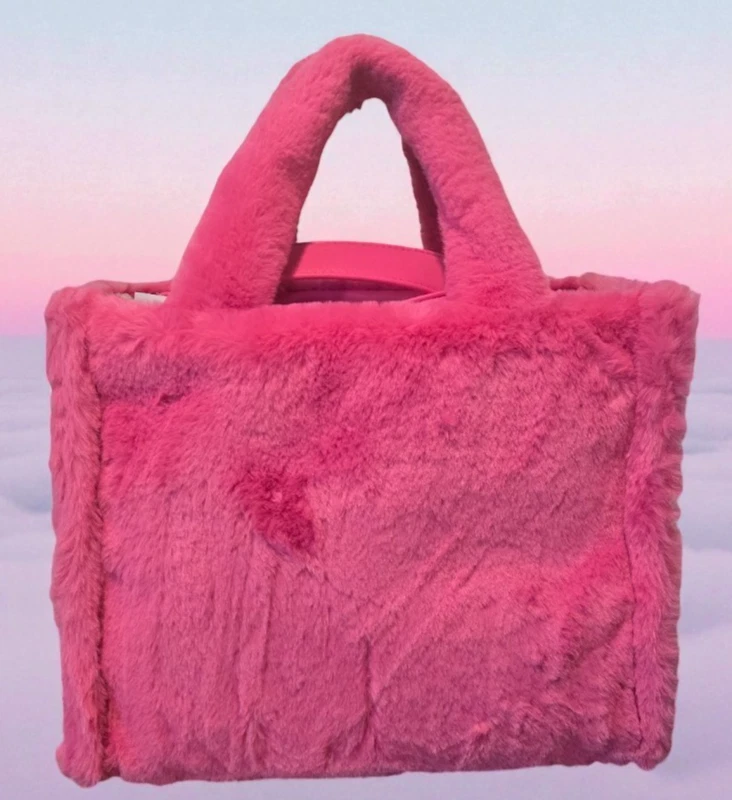 Bolso de Mano Grande Juicy Couture Lets Get Cozy Rosa Imitación Piel Foto 4 de 4