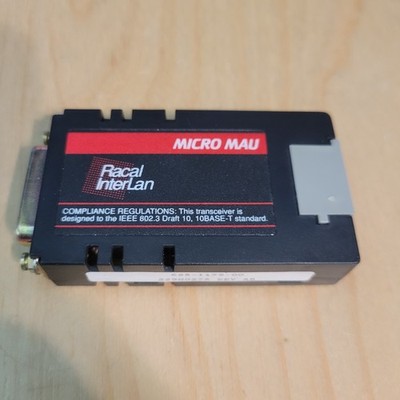 Racal Interlan MICRO MAU - 625-1179-00  AUI to 10Base-T Transceiver