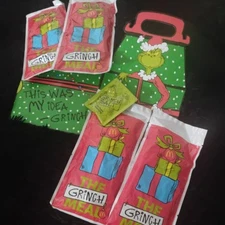 McDonald's 2025 The Grinch Meal set all 4 different pairs  Socks unopened 
