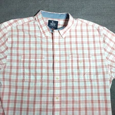 Nautica Jeans Co Button Up Shirt Mens XL Colorful Plaid