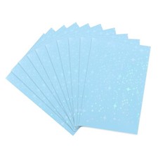 100 Pcs Photocard Sleeves, 3.54" x 2.36" Plastic Star Card Protector, Blue