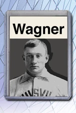 Honus Wagner Artist Signed Baseball Art Card 3/10