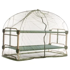 Disc-O-Bed Mosquito Net and Frame for Cam-o-Bunk Camping Cots, Green