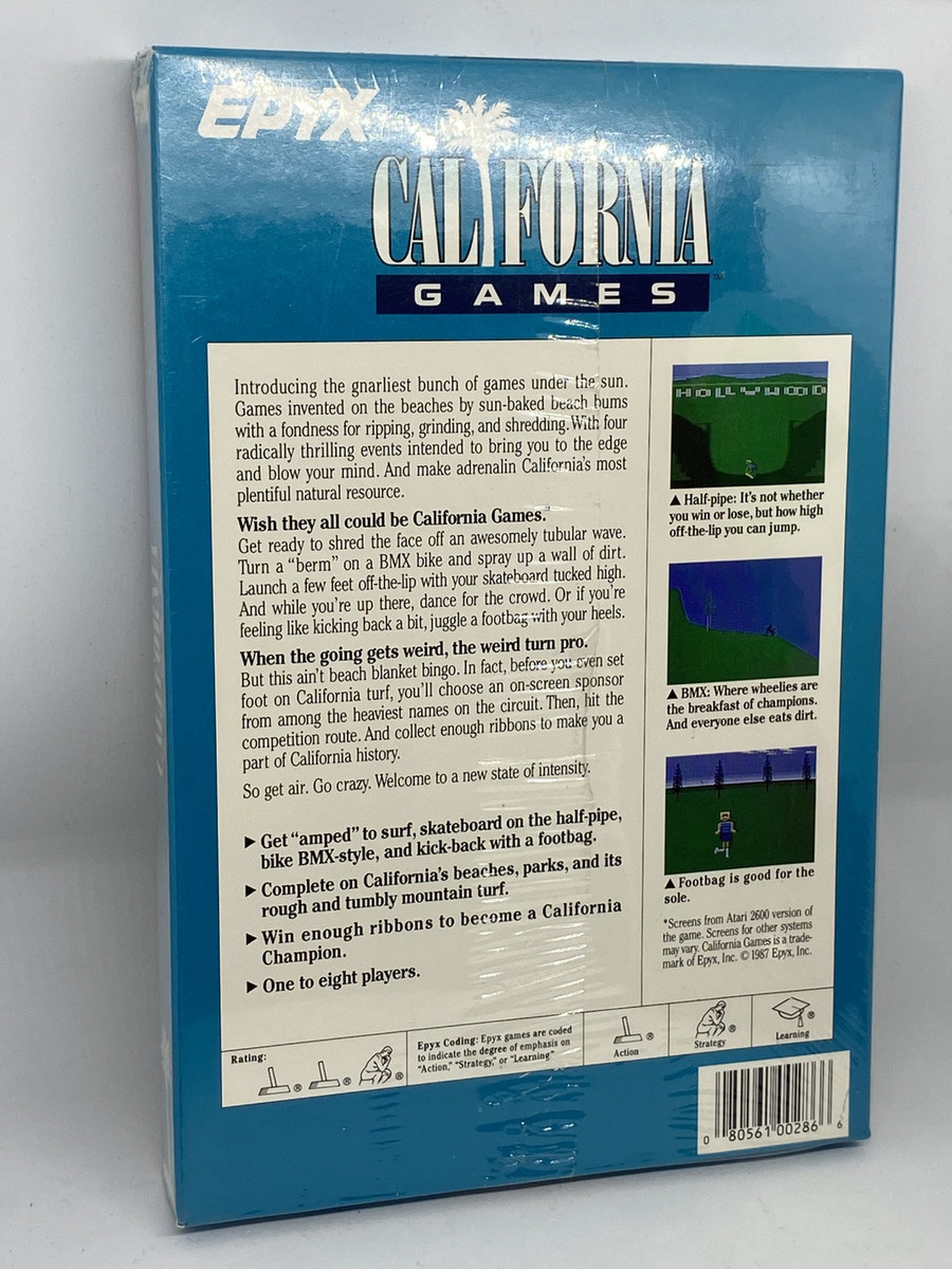 California Games (Atari 2600, 1988) for sale online | eBay California Games (Atari 2600, 1988) for sale online | eBay