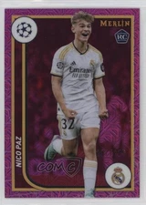 2023 Merlin UEFA Club Competitions Pink Mojo Refractor /275 Nico Paz Rookie RC
