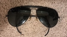 Vintage Ray-Ban B L Aviator Black Bayonet Sunglasses