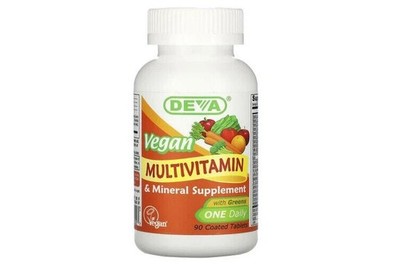 Deva, Vegan Multivitamin & Mineral Supplement, 90 Veg. Tabletten