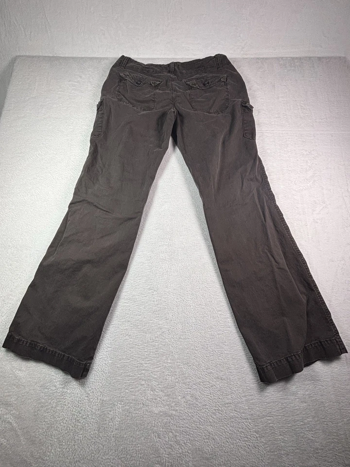 Vintage Old Navy Cargo Pants Women's 10 Brown Baggy Skater Y2K - Image 2 of 4