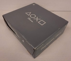 Empty Console Box for Sony PlayStation PSone SCPH-101 Silver Box with Inserts