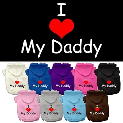 Pet Hoodie ''I Love My Daddy''