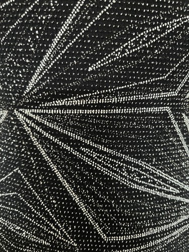 New Look Size 8 Black & Silver Bodycon Party Dress Vgc - Picture 3 of 6