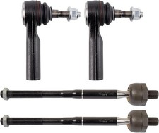 Front Inner And Outer Tie Rod Set Compatible With 2015-2022 Ford Mustang