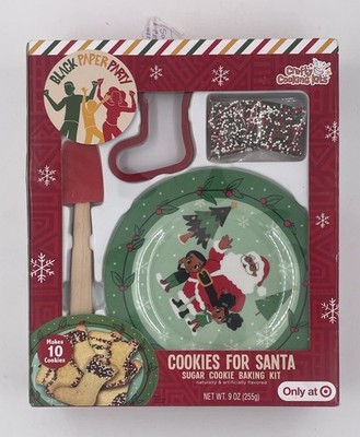 BLACK PAPER PARTY Cookies For Santa Sugar  Cookie Baking Kit New