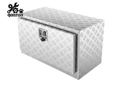 Sliver Aluminum Truck Tool Box Heavy Duty Pickup Storage Box Underbody 30x14x16''
