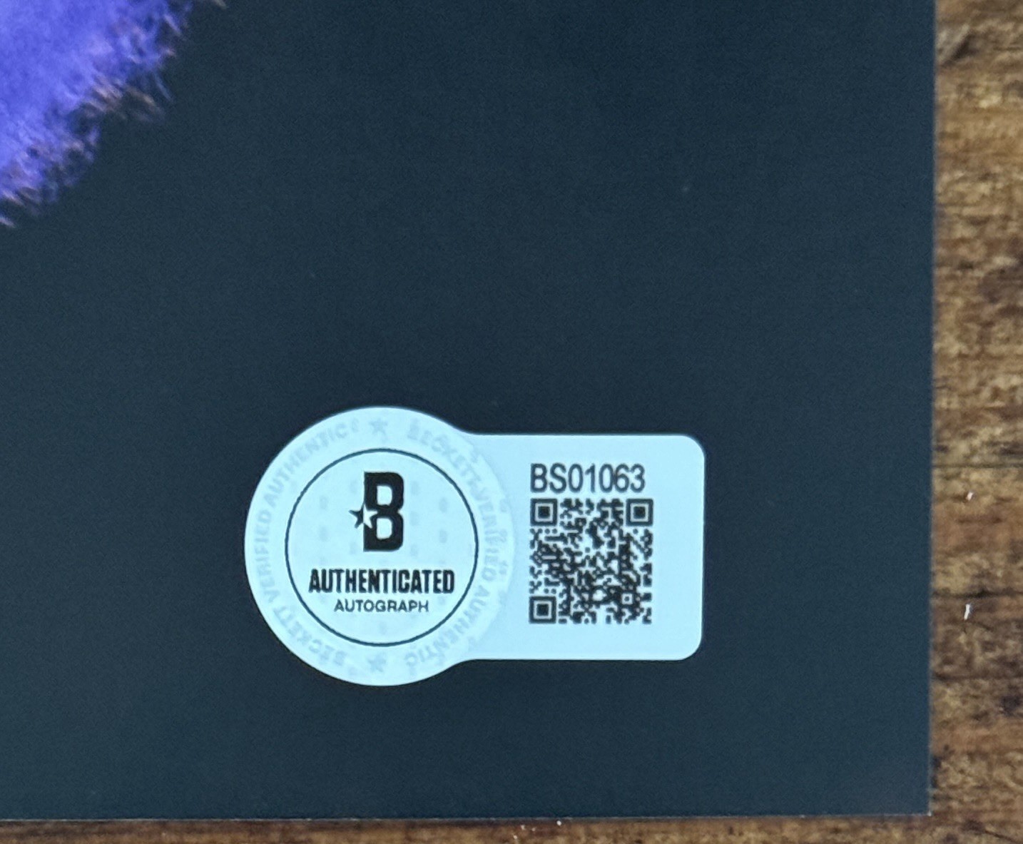 Olivia Rodrigo GUTS Red Vinyl LP & SIGNED Photo Card Autographed BAS Beckett COA