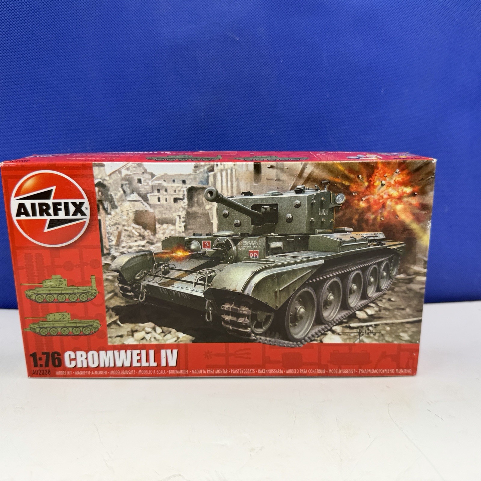 Airfix A02338 Cromwell Mk.Iv Cruiser Tank Classic Model Making Kit 1/76