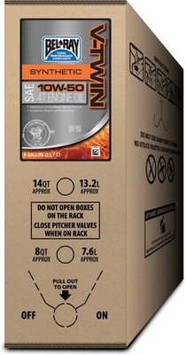 Bel-Ray 301390150033 V-Twin Synthetic Engine Oil - 10W50 - 6 Gal
