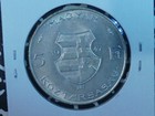 CB-167: HUNGARY, silver 5 Forint, Thin type,1947 BP, 0.700, 0.1929 oz — photo 2