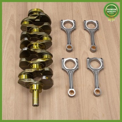 Engine Crankshaft & Connecting Rods For Hyundai Sonata Kia Optima Sorento 2.4L