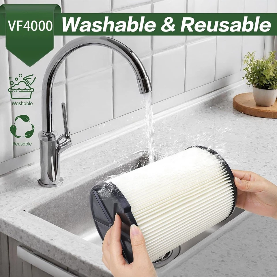 Filtro de repuesto VF4000 para RIDGID para aspiradora de tienda húmedo/seco Foto 3 de 4