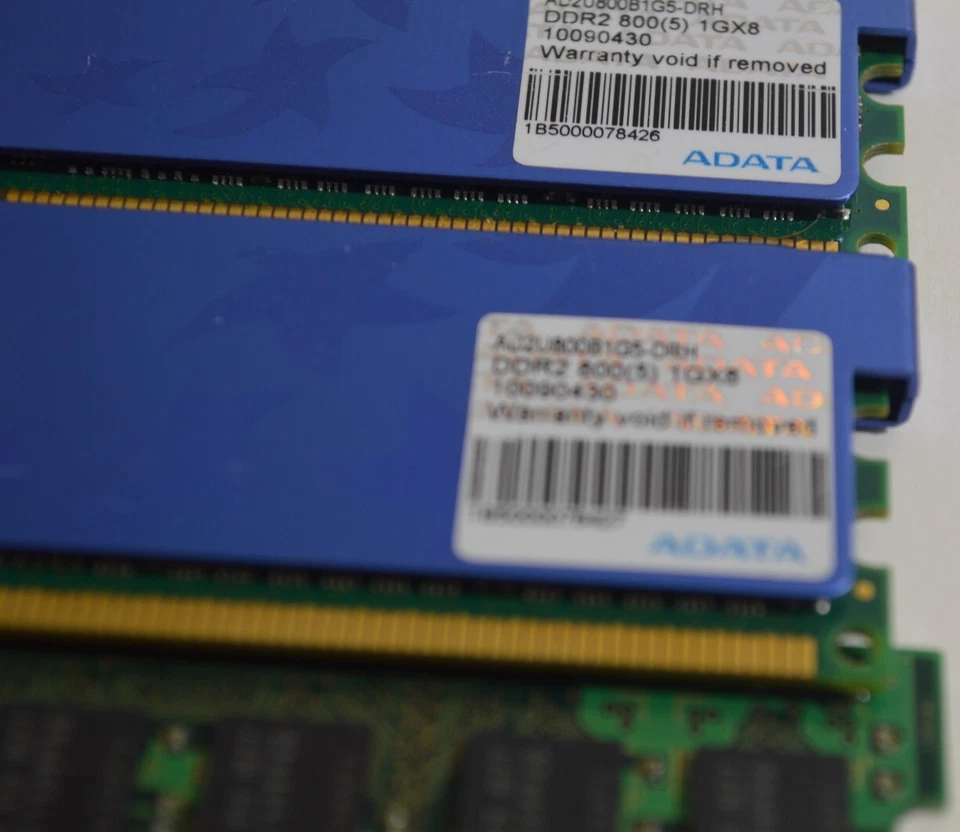 6GB DDR2 DIMM Memory Lot Samsung Adata PC2 6400U RAM - Image 4 of 4