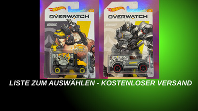 Hot Wheels OVERWATCH Series - Liste zum Auswählen - NEU OVP - GDG83