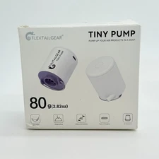 FLEXTAILGEAR Tiny Pump 2024 -1.6oz Portable Rechargeable Air Pump, Pool, Camping