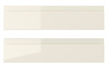 Pack of 2 IKEA VOXTORP Drawer Front High-Gloss Light Beige 15 2/3x 4", 40x10 cm