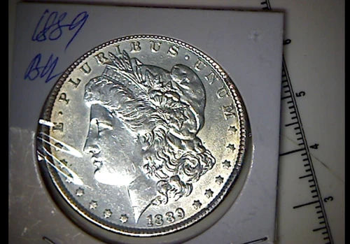 1889 BU Morgan Silver Dollar.  Nice Coin!