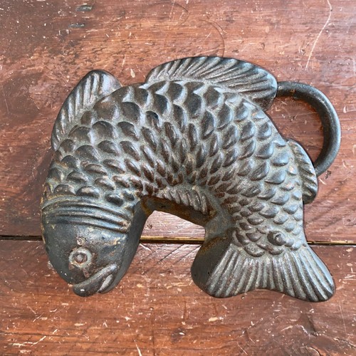Antique Cast Iron 8 Inch Fish Pudding Baking Mold | eBay