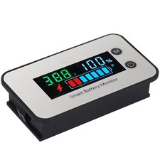 Vehicle Battery Voltage and Charge Level Tester with Color Screen Display