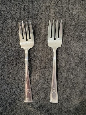 Pair of Wallace Carthage Salad Forks