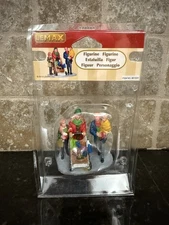 LEMAX Christmas Figures Family Shopping Cart Stroller 2013 NEW