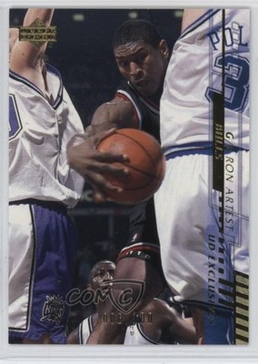 2000-01 Upper Deck Gold UD Exclusives 6/100 Metta World Peace Ron Artest #22 kk4